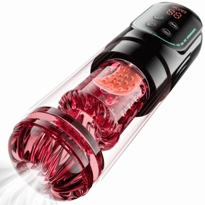 Cinder Multi-Function Male Masturbator – Thrusting Rotating Suction Vibrating Licking Stroker For Intense Hands-Free Pleasure